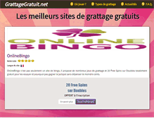 Tablet Screenshot of grattagegratuit.net